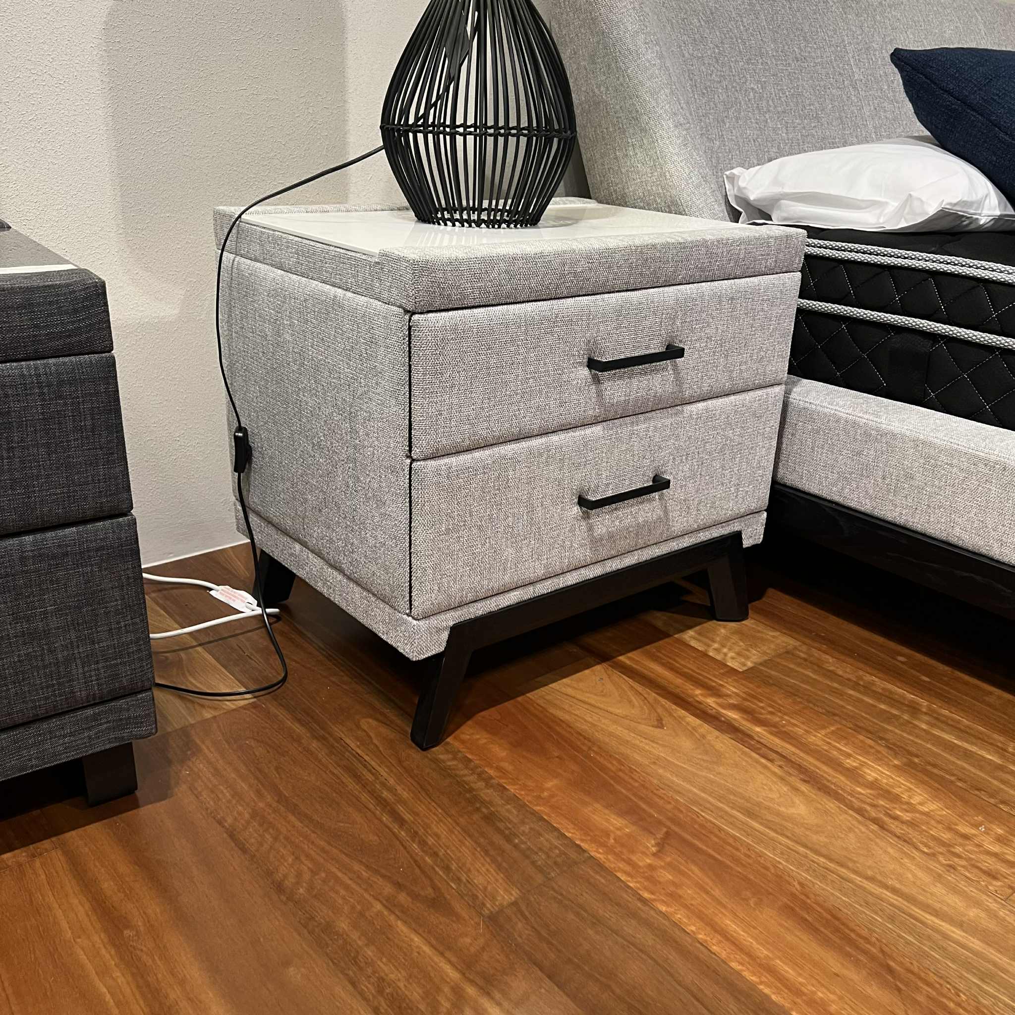 Arizona King Bed Set (G57 Bedside Tables (60cm) Marco Rug & Infinity X Mattress) Clearance - Image 12
