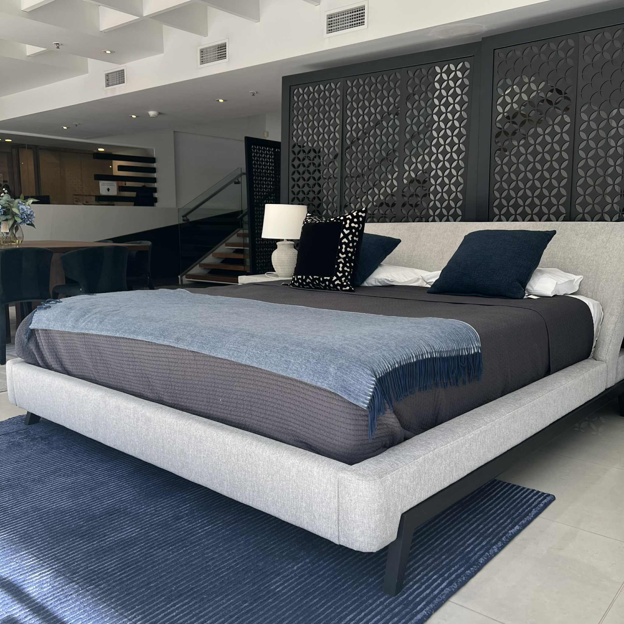 Arizona King Bed Set (G57 Bedside Tables (60cm) Marco Rug & Infinity X Mattress) Clearance - Image 3