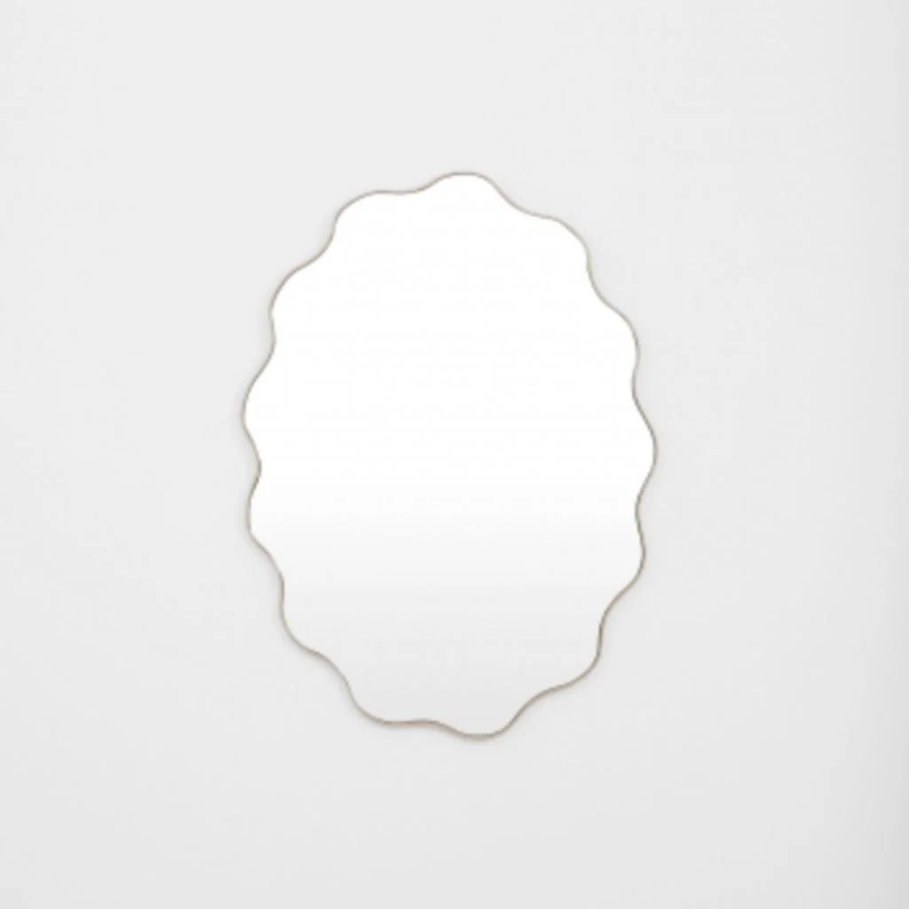 Artemis Sand Oval Mirror