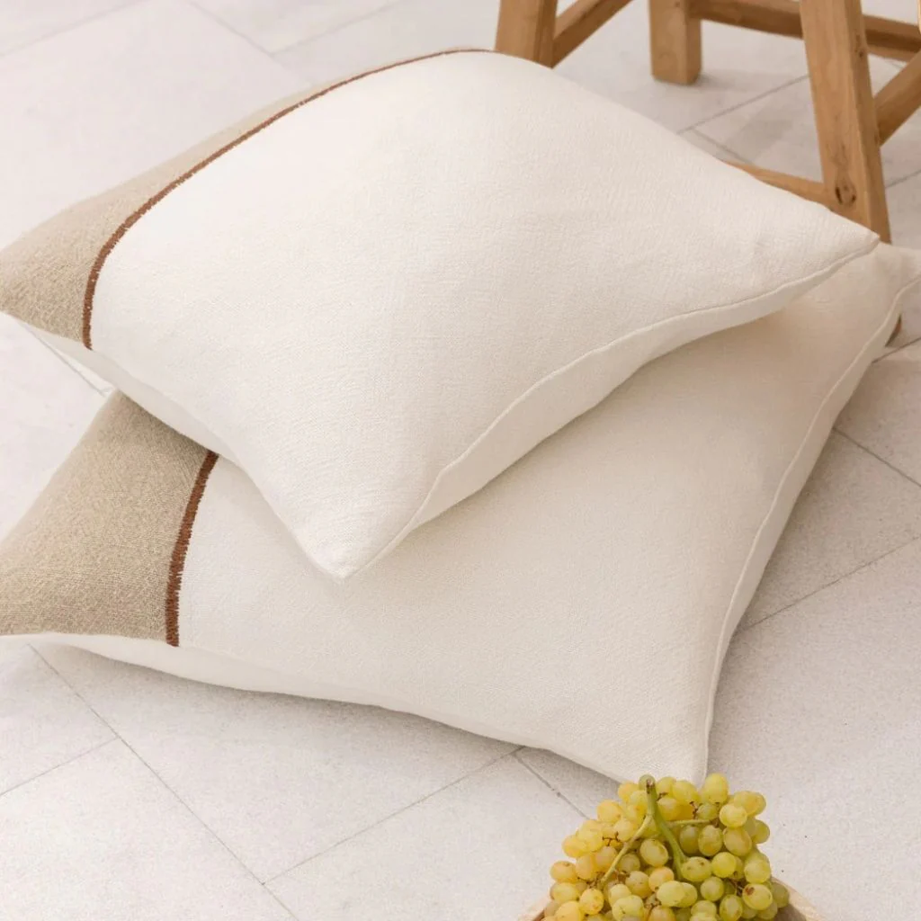 Bella Linen Cushion Natural - Image 4