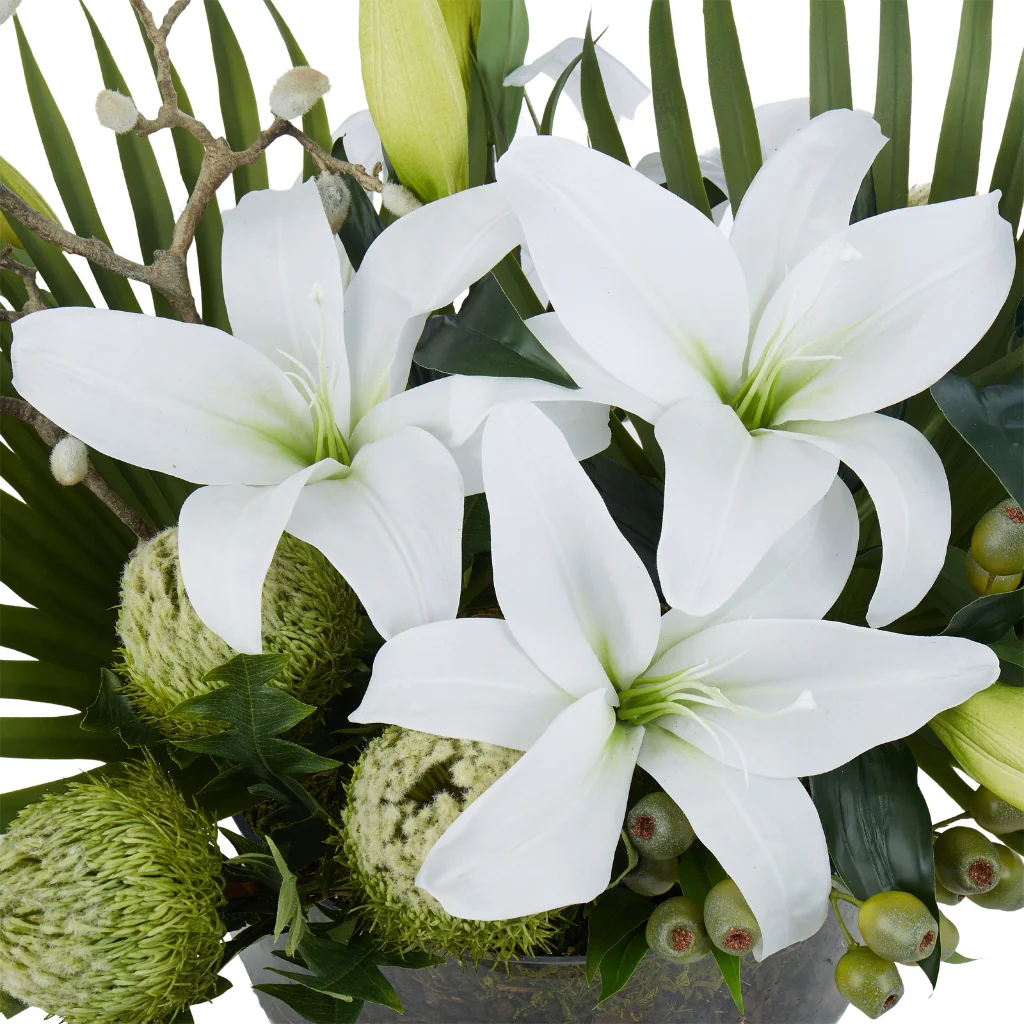 Madelyn Casablanca Lily & Banksia Floral Arrangement - Image 2