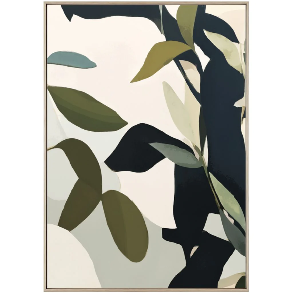 Daria Blue Leaves Artwork