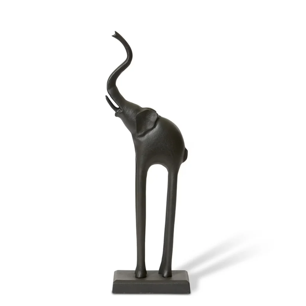 Elephant Sculpture Black (Small)
