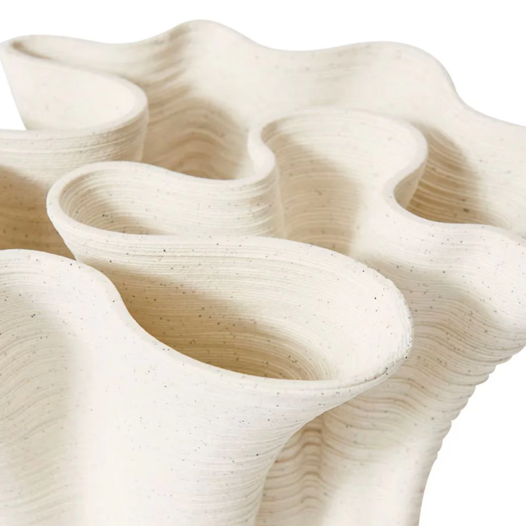 Gabriella Vessel Small Speckled Off-White - Image 3