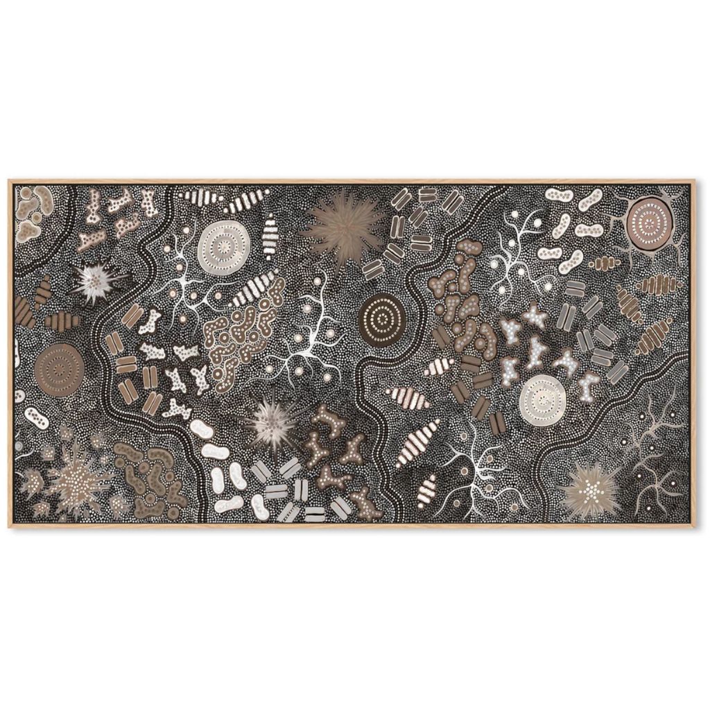 Waterhole Bush Tucker Dreaming Canvas