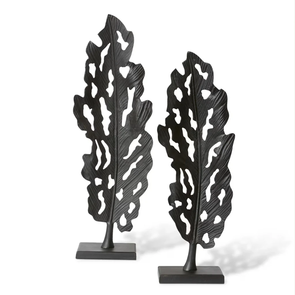 Leafy Sculpture Black (Large) - Image 3