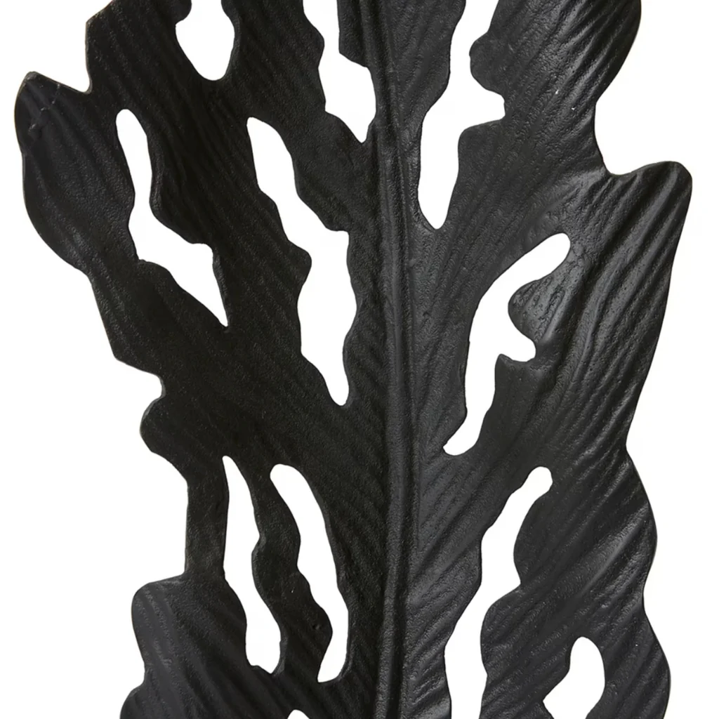 Leafy Sculpture Black (Small) - Image 2