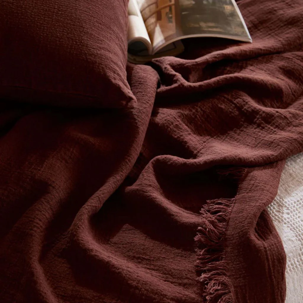 Maple Pure Linen Throw - Image 3