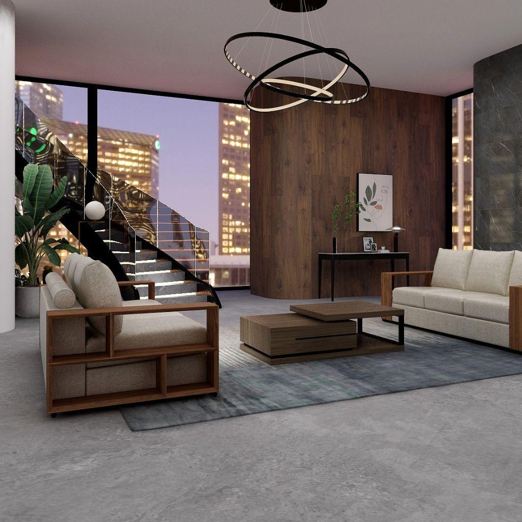Miami 3 Seat Fabric Sofa - Image 5