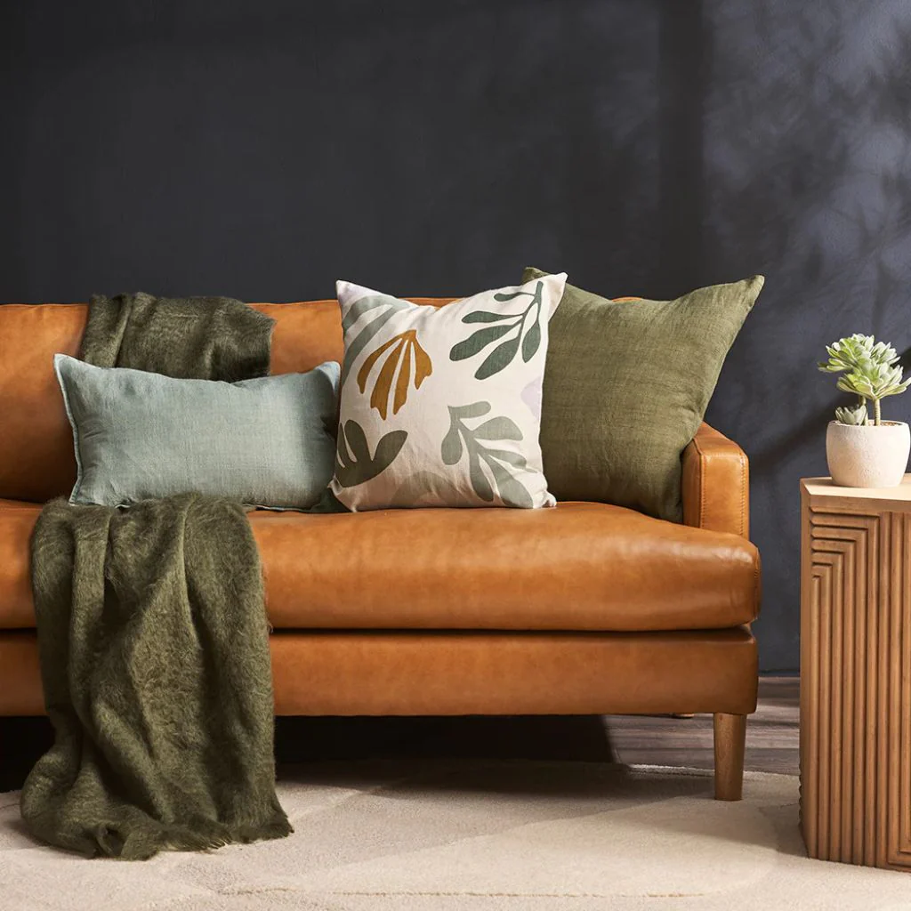 Milano Cushion Olive - Image 2