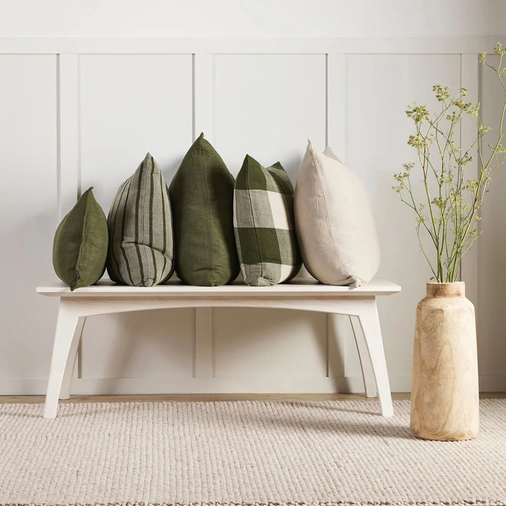 Milano Cushion Olive - Image 4