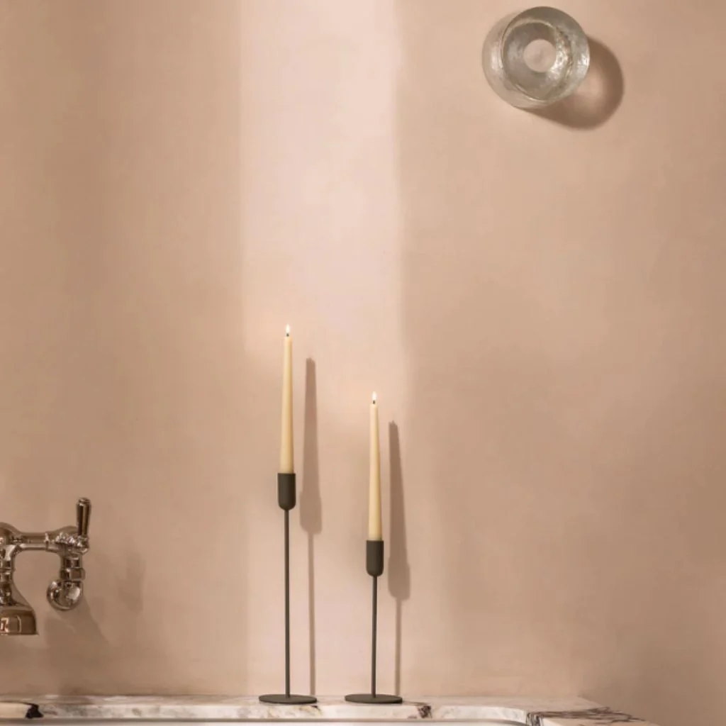 Mona Candle Holder Set Olive - Image 3
