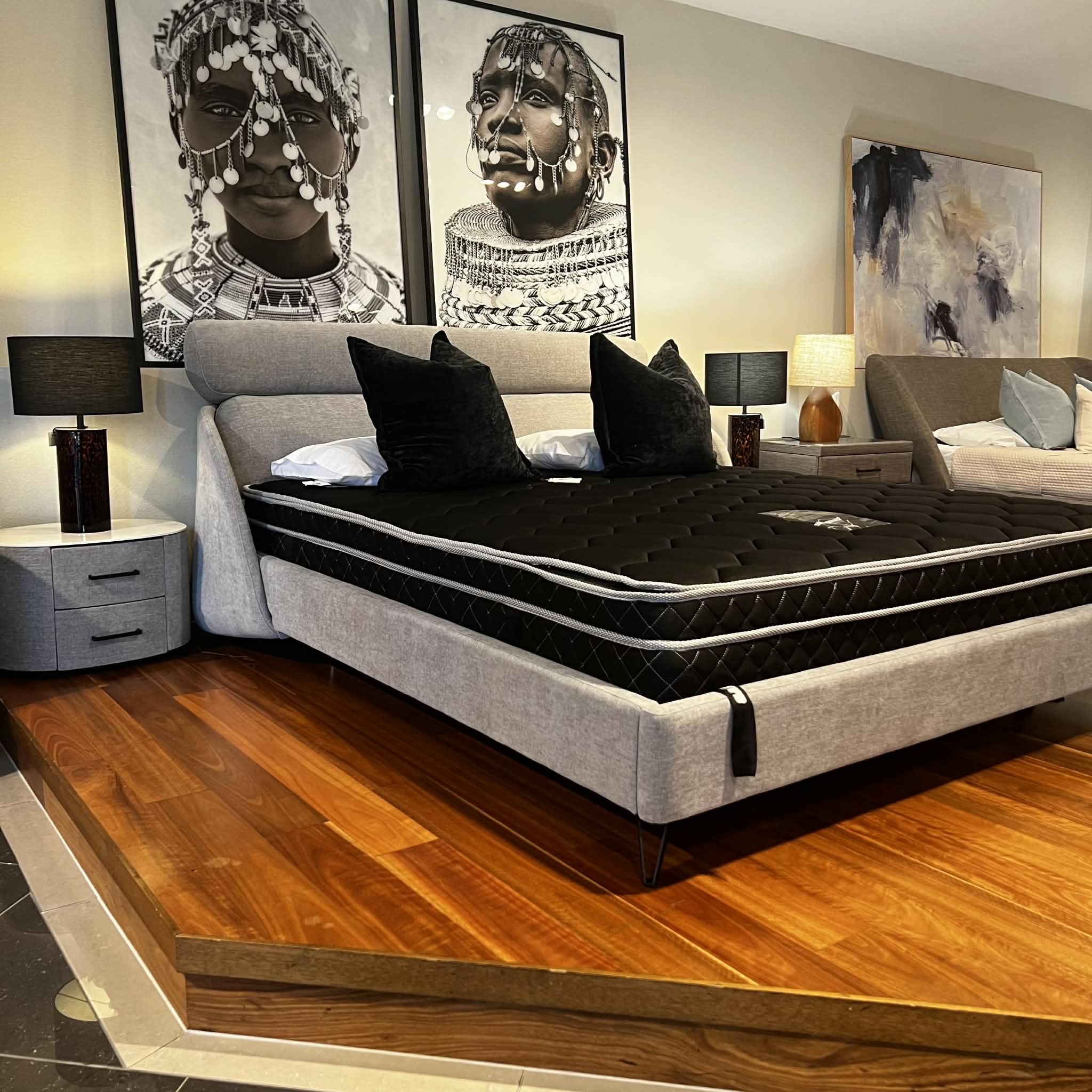 Monza King Bed with G10 Bedside Tables & G10 Dresser Clearance