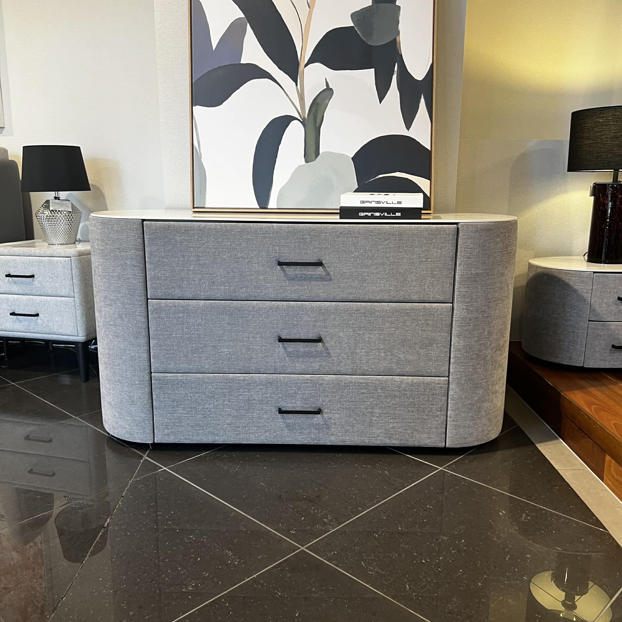 Monza King Bed with G10 Bedside Tables & G10 Dresser Clearance - Image 7