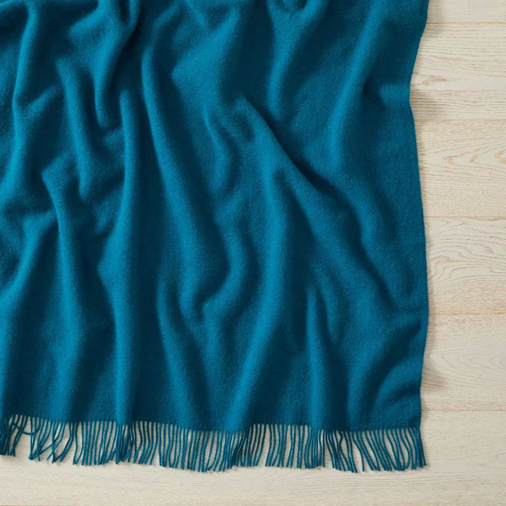 Nevis Throw Turquoise - Image 2
