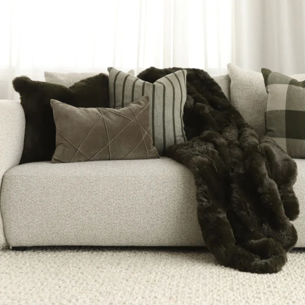 Pelage Cushion Olive - Image 2