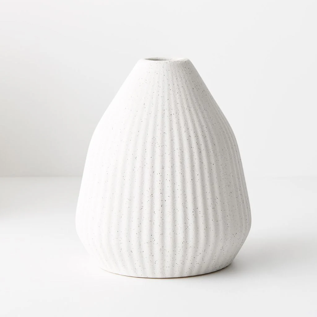 Pilu Cone Vase White (Large)