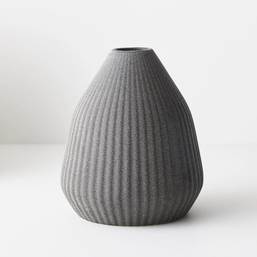 Pilu Cone Vase Black (Large)