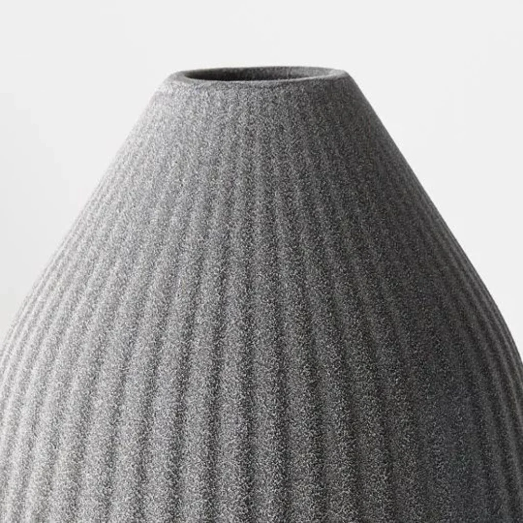 Pilu Cone Vase Black (Large) - Image 3