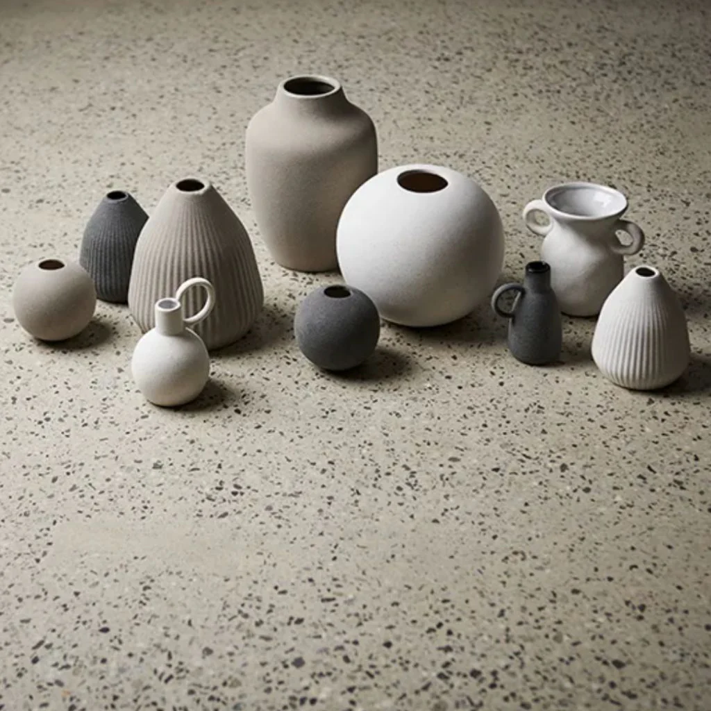 Pilu Round Vase Grey (Large) - Image 3