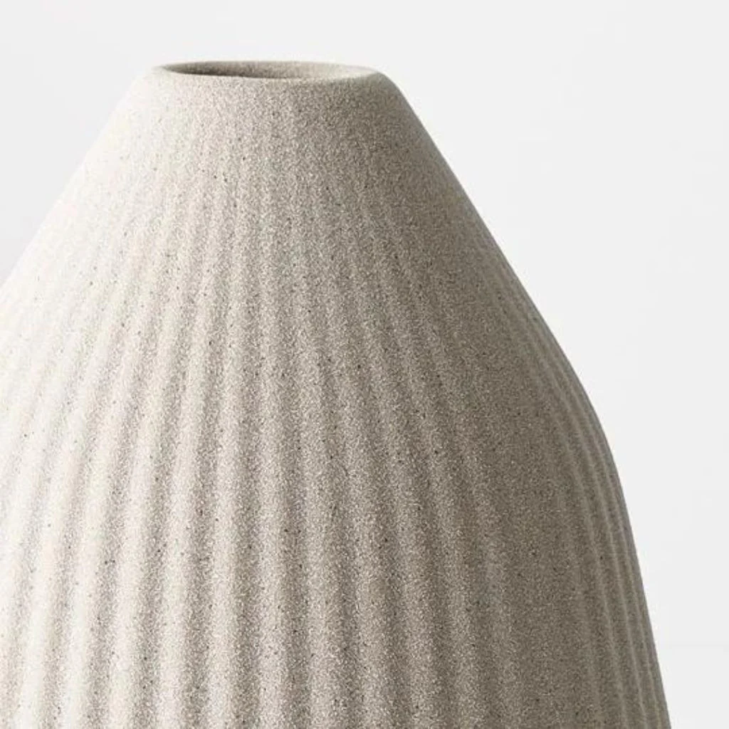 Pilu Cone Vase Grey (Large) - Image 2