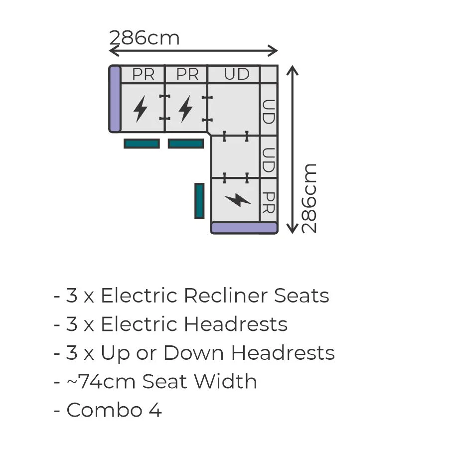 Pollock Slim Corner Sofa - Image 7