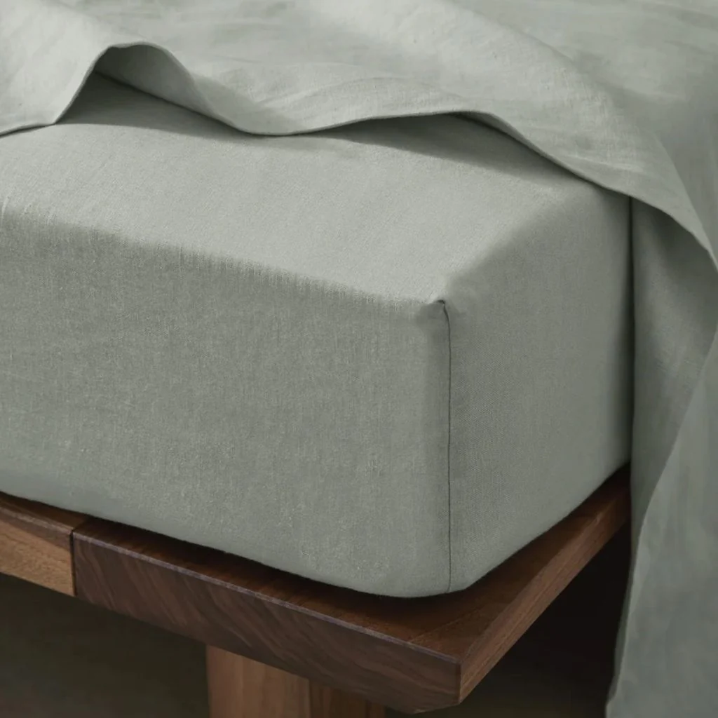 Ravello Fitted Sheet Sage
