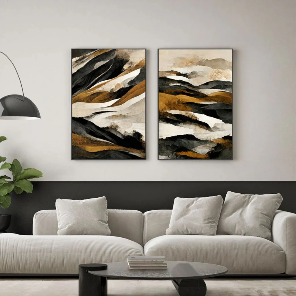 Rough Mountains 'A' Canvas - Image 5