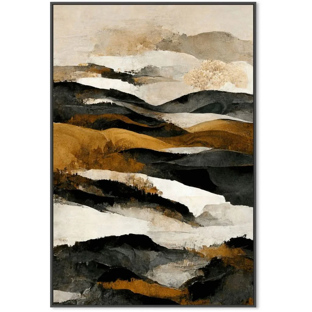 Rough Mountains 'B' Canvas - Image 4