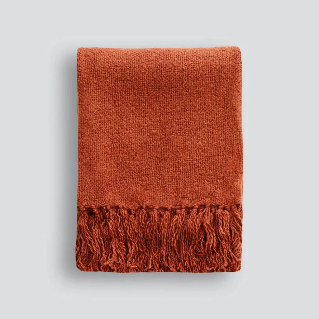 Serenade Throw Burnt Orange