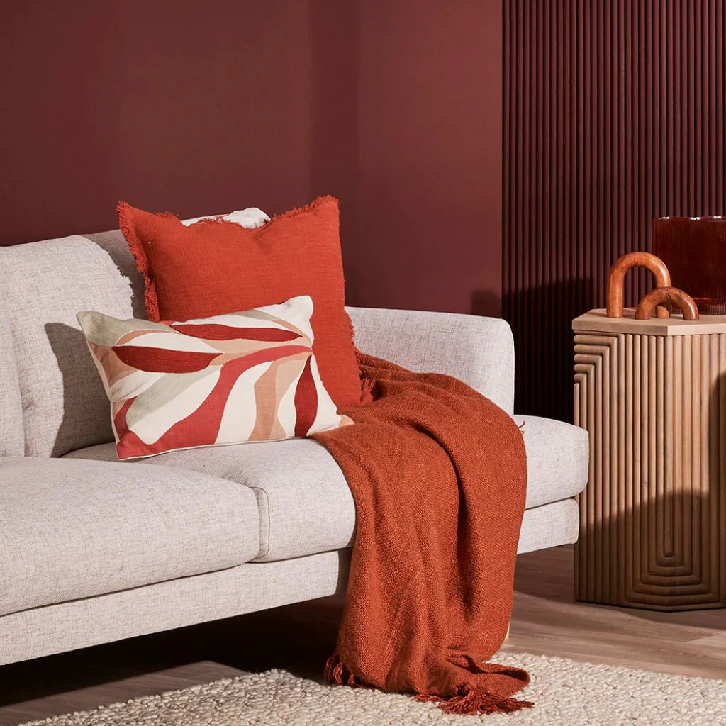 Serenade Throw Burnt Orange - Image 2