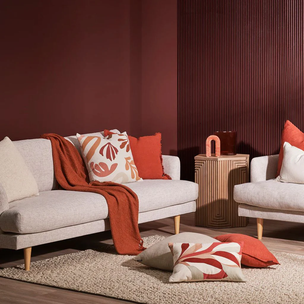Serenade Throw Burnt Orange - Image 3