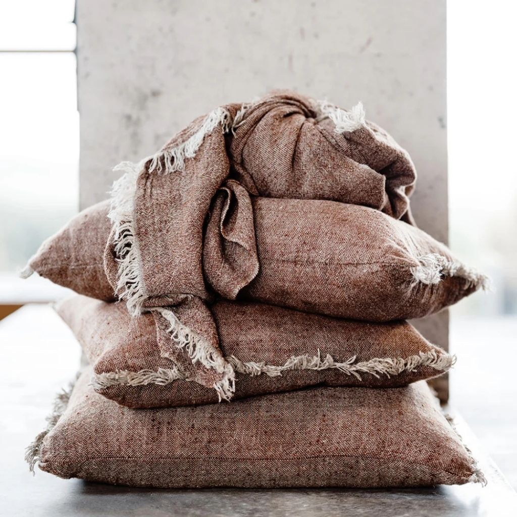 Tabako Linen Cushion - Image 3