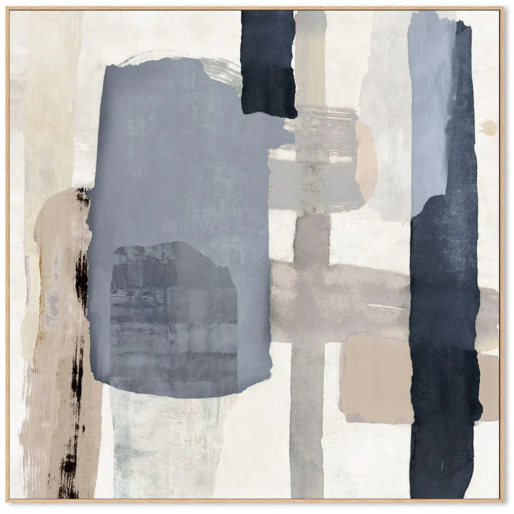 Tides in Check 'Style A' Canvas
