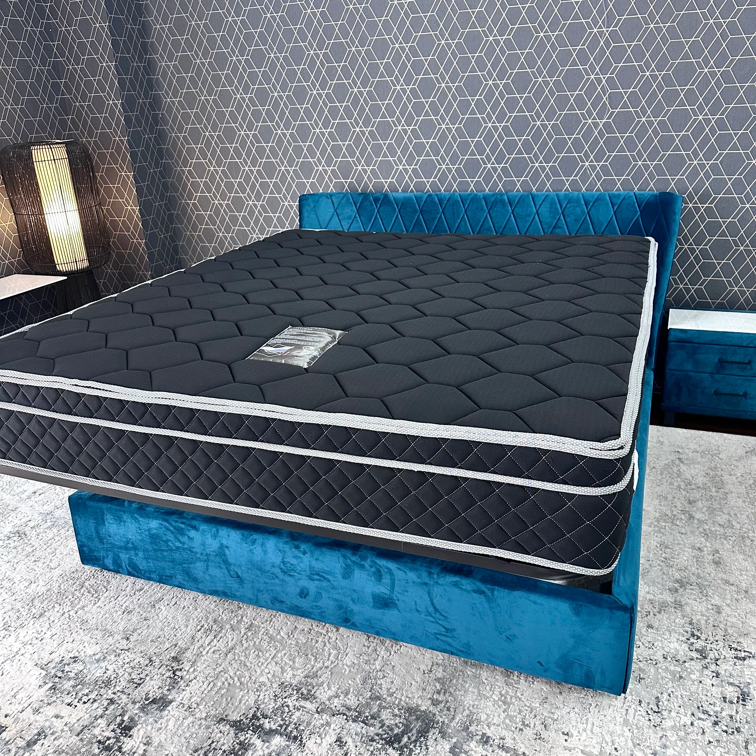 Verona King Storage Bed with 2 Bedside Tables Clearance - Image 3